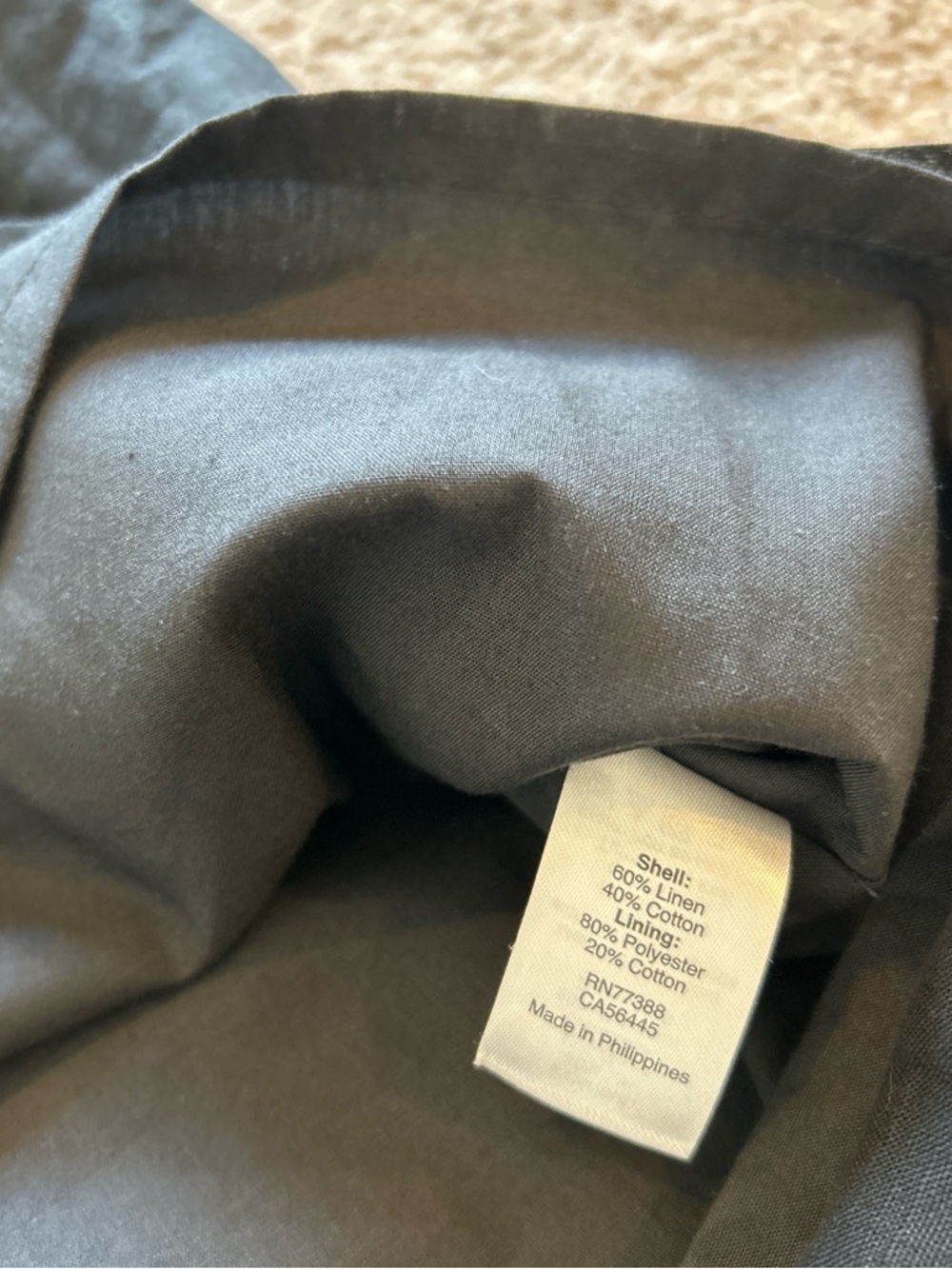 J. Crew One-Shoulder Linen Ruffle Dress - Picture 5 of 7